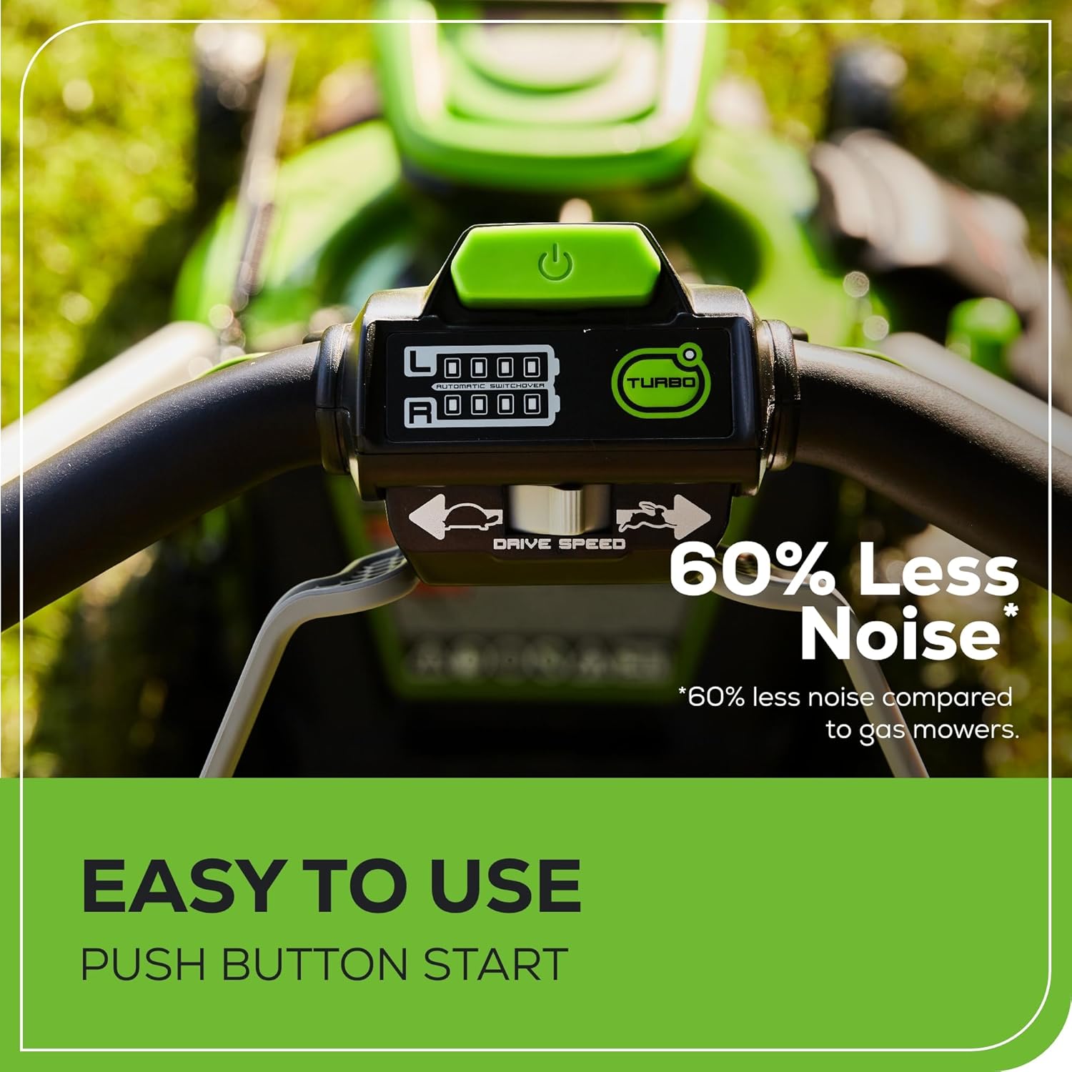 60V 21-inch self-propelled cordless lawn mower, brushless motor, LED lights, including 2 sets of 4.0 Ah batteries and a fast dual-port charger (compatible with 75 tools, running time 45 minutes)
