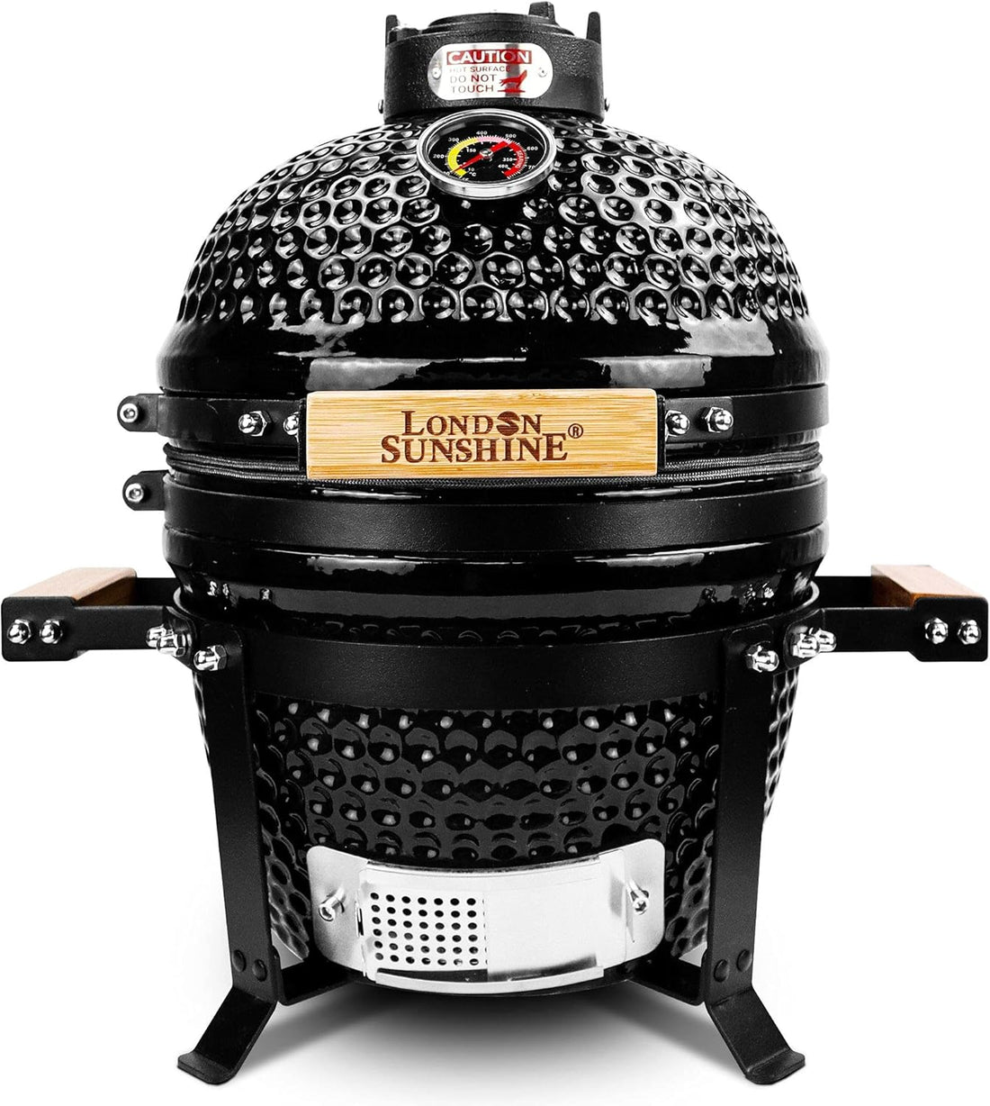 13-inch ceramic Kamodo charcoal barbecue grill - red