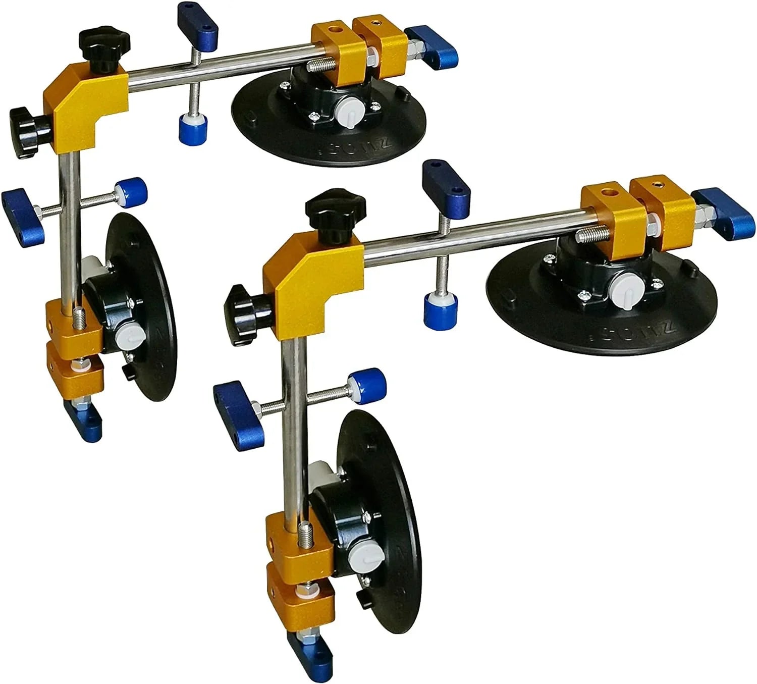 Angle 90 Degree Countertop Seam Setter with 6" Suction Cup for Seam Joining & Leveling/Professional Countertop, granite . Stone, Marble Slab Installation. (2 PACK) (6" seam setter)