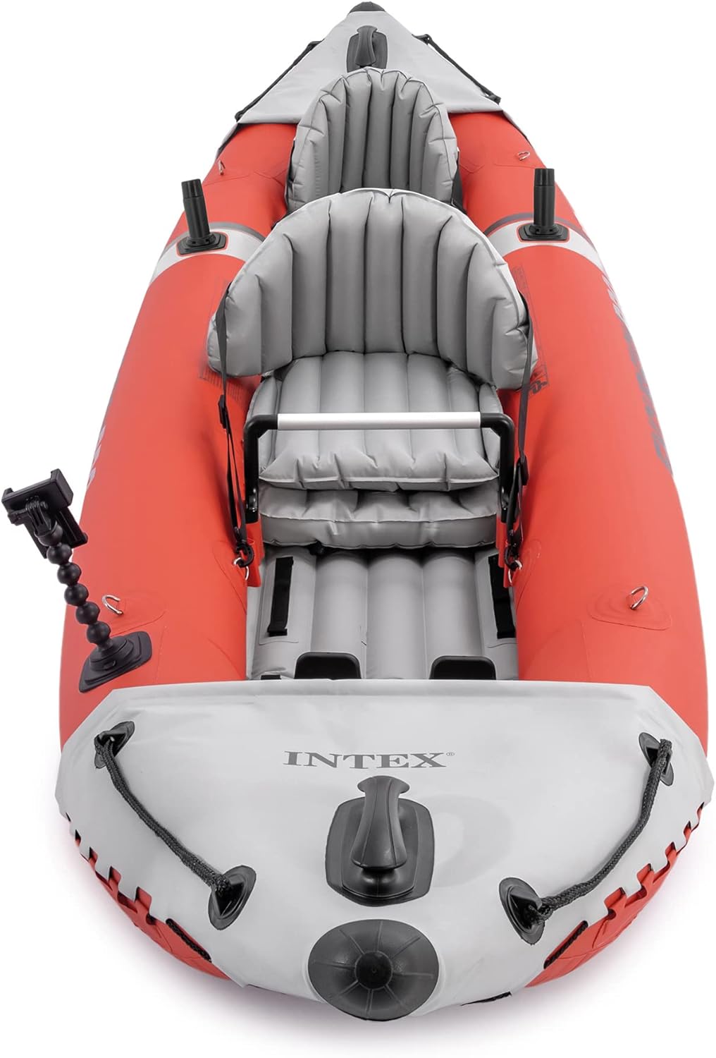 Excursion Pro Inflatable Kayak Set and Accessory Kit, Air Pump, and Carry Bag for Lakes and Rivers