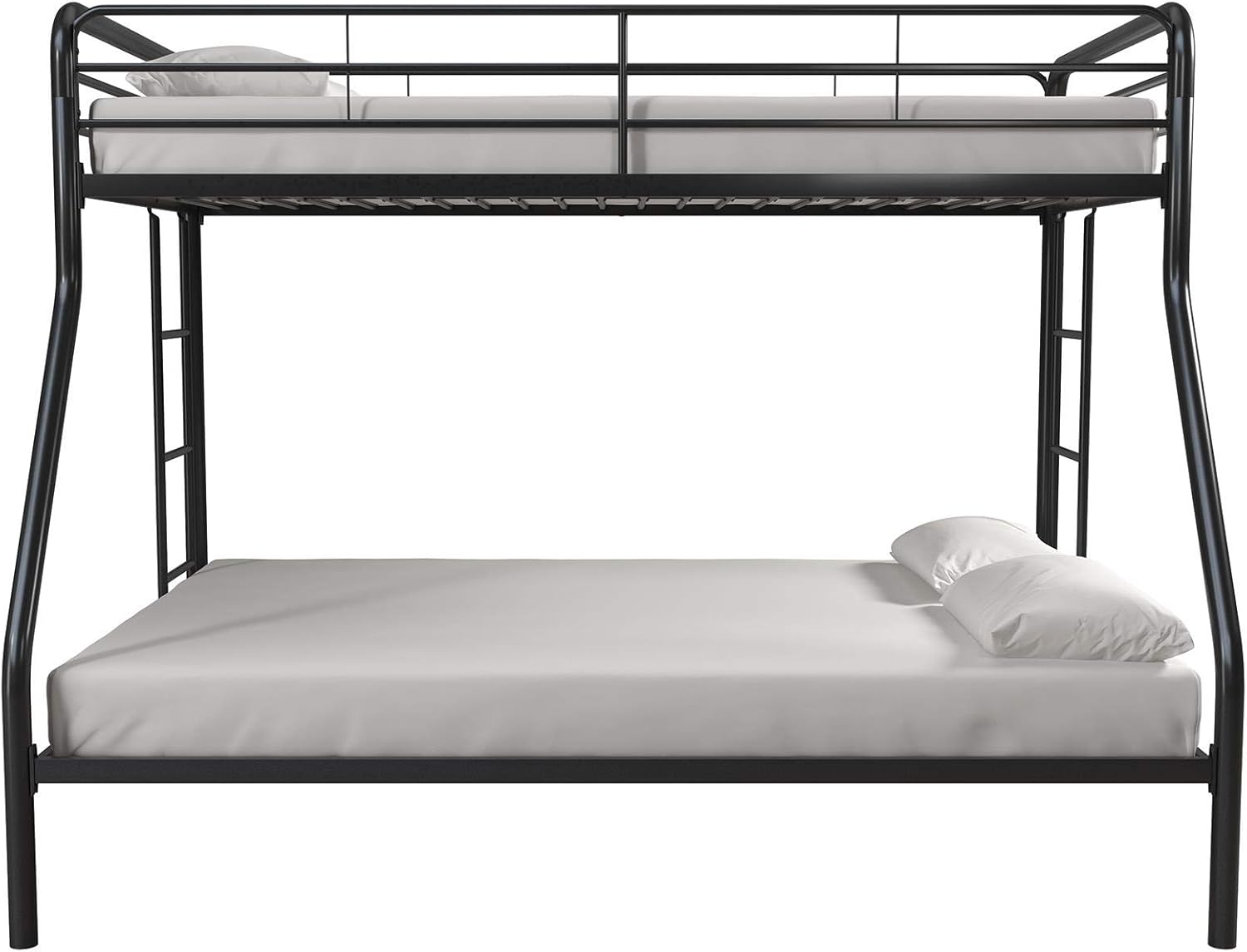 DHP Dusty Twin Over Full Metal Bunk Bed, Off White