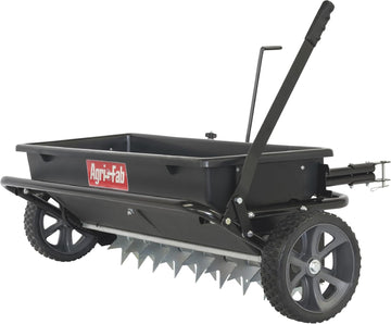 100-pound traction type seeder/seeder/sprayer, black version