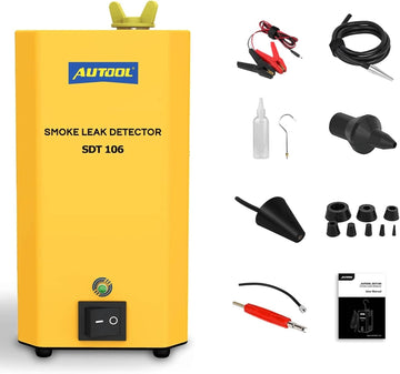 Smoke Machine Automotive Leak Detector,Evap Vacuum Smoke Diagnostic Tester,Pipeline Fuel Leakage Detector Compatible with 12V Vehicles