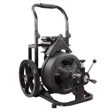 Drain Snake Commercial w/Attachments 100' Electric Sewer