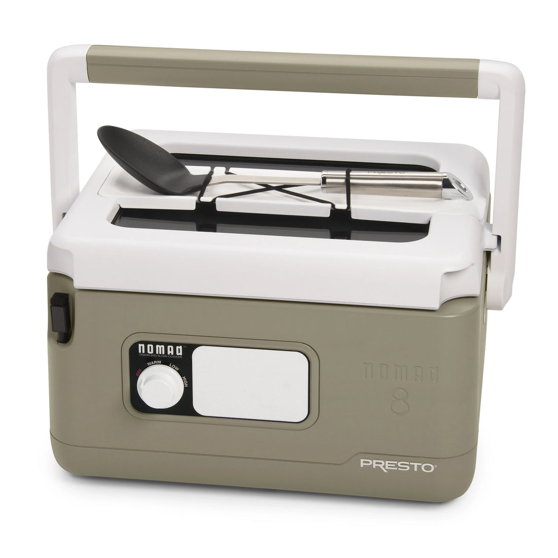 8-Quart Nomad Traveling Slow Cooker in Tan
