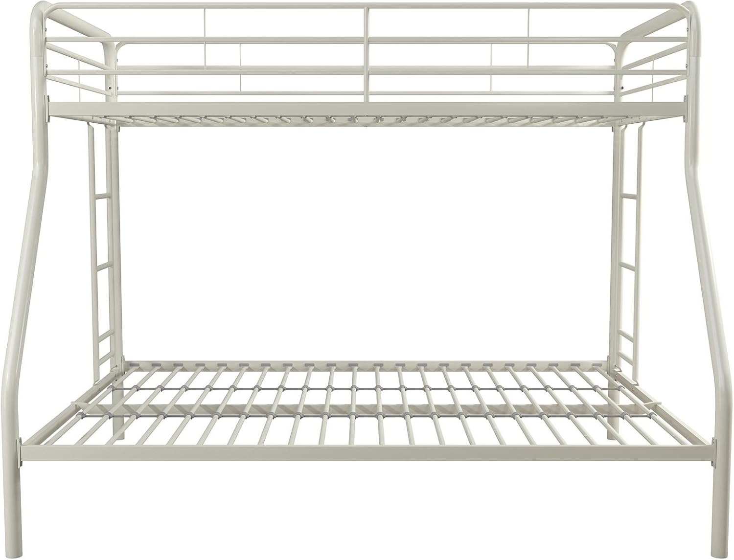 DHP Dusty Twin Over Full Metal Bunk Bed, Off White