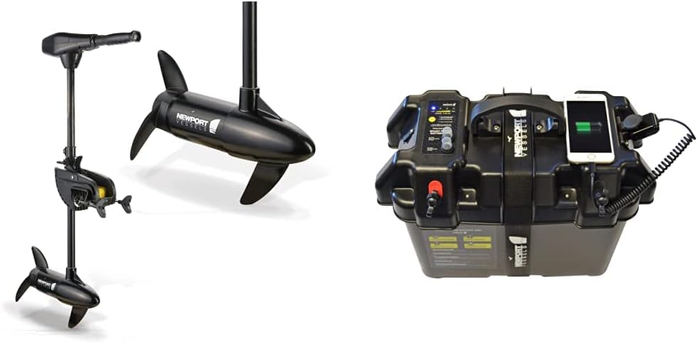 Series 46lb Thrust Saltwater Transom Mounted Trolling Electric Trolling Motor w/ LED Battery Indicator & 30" Shaft
