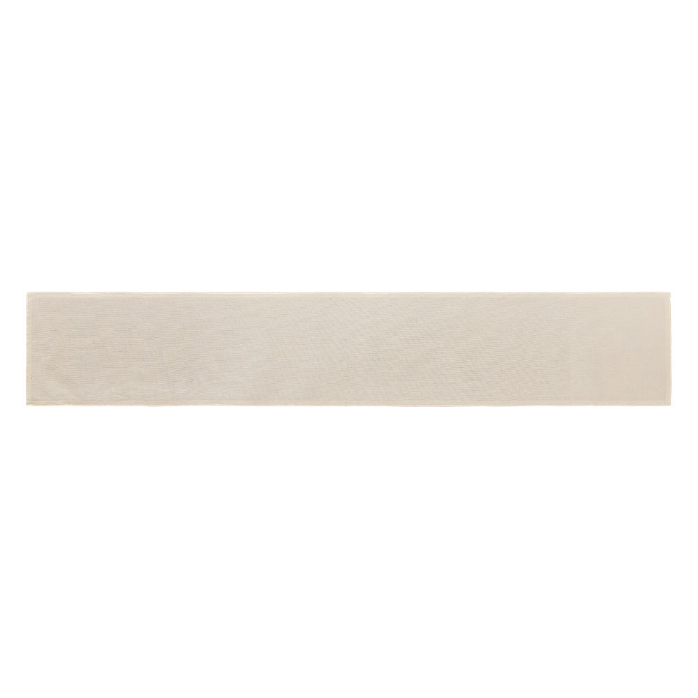 Off White Polyester Table Runner