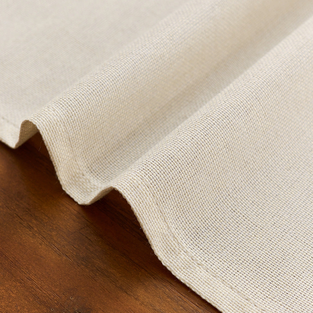 Off White Polyester Table Runner