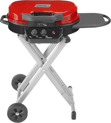 285 Portable Stand-Up Propane Grill - Grill with 3 Adjustable Burners, Instastart Ignition and 20,000 BTUs of Power - 285 Sq. In. Cooking Area