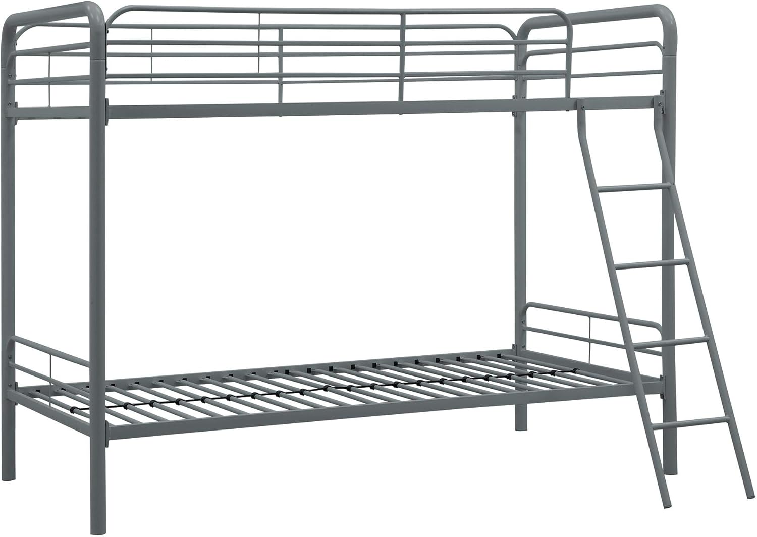 DHP Dusty Twin Over Full Metal Bunk Bed, Off White