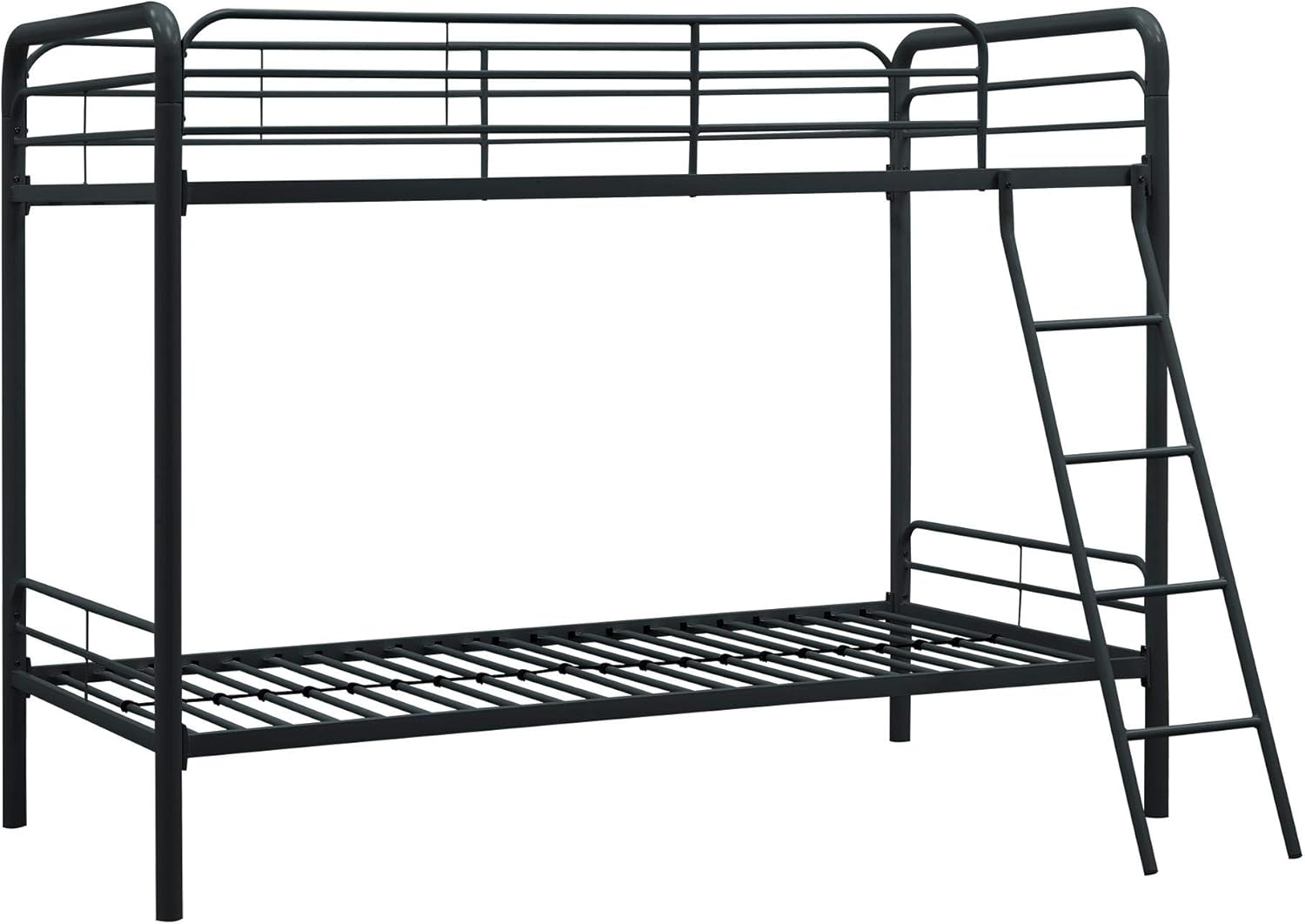 DHP Dusty Twin Over Full Metal Bunk Bed, Off White