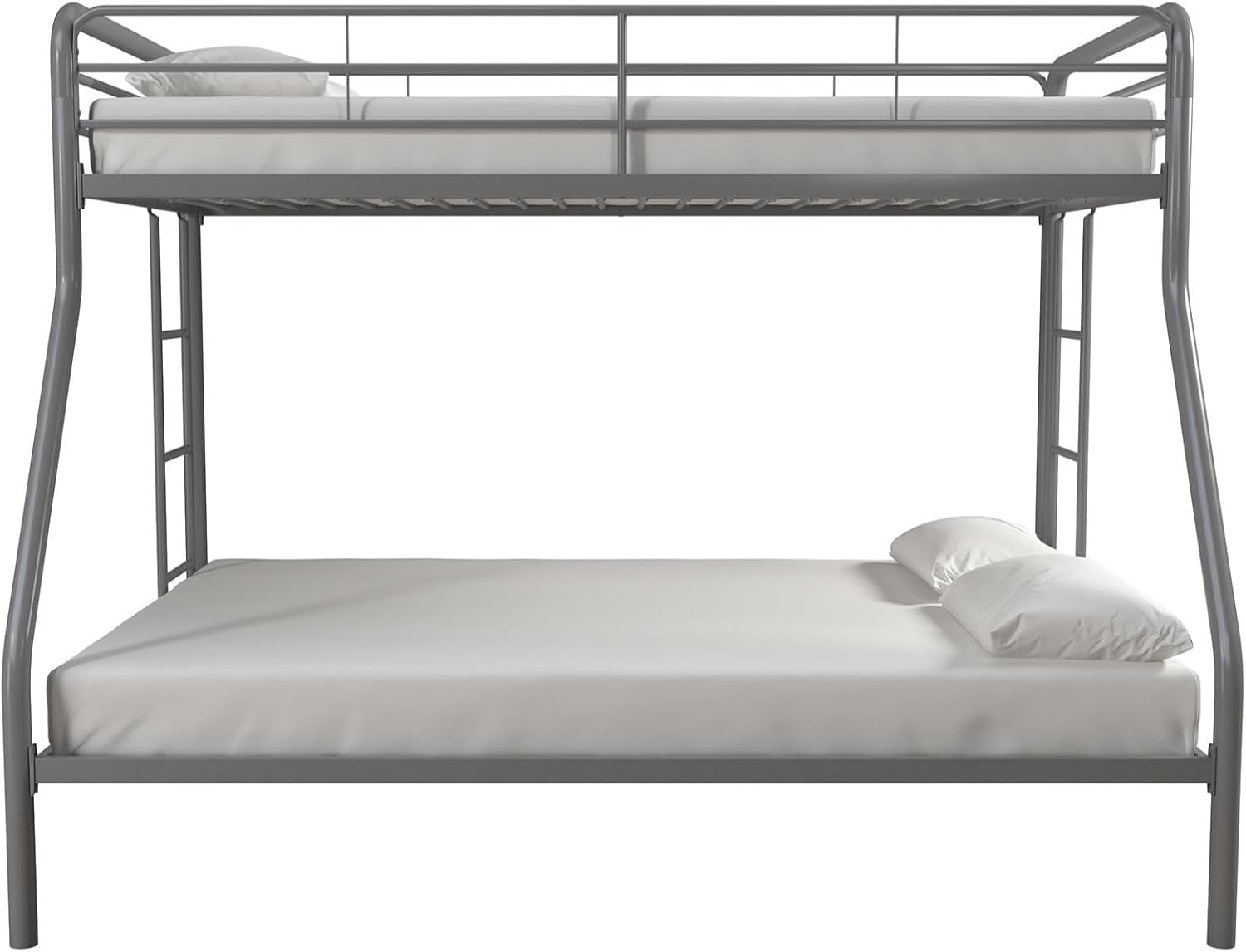 DHP Dusty Twin Over Full Metal Bunk Bed, Off White